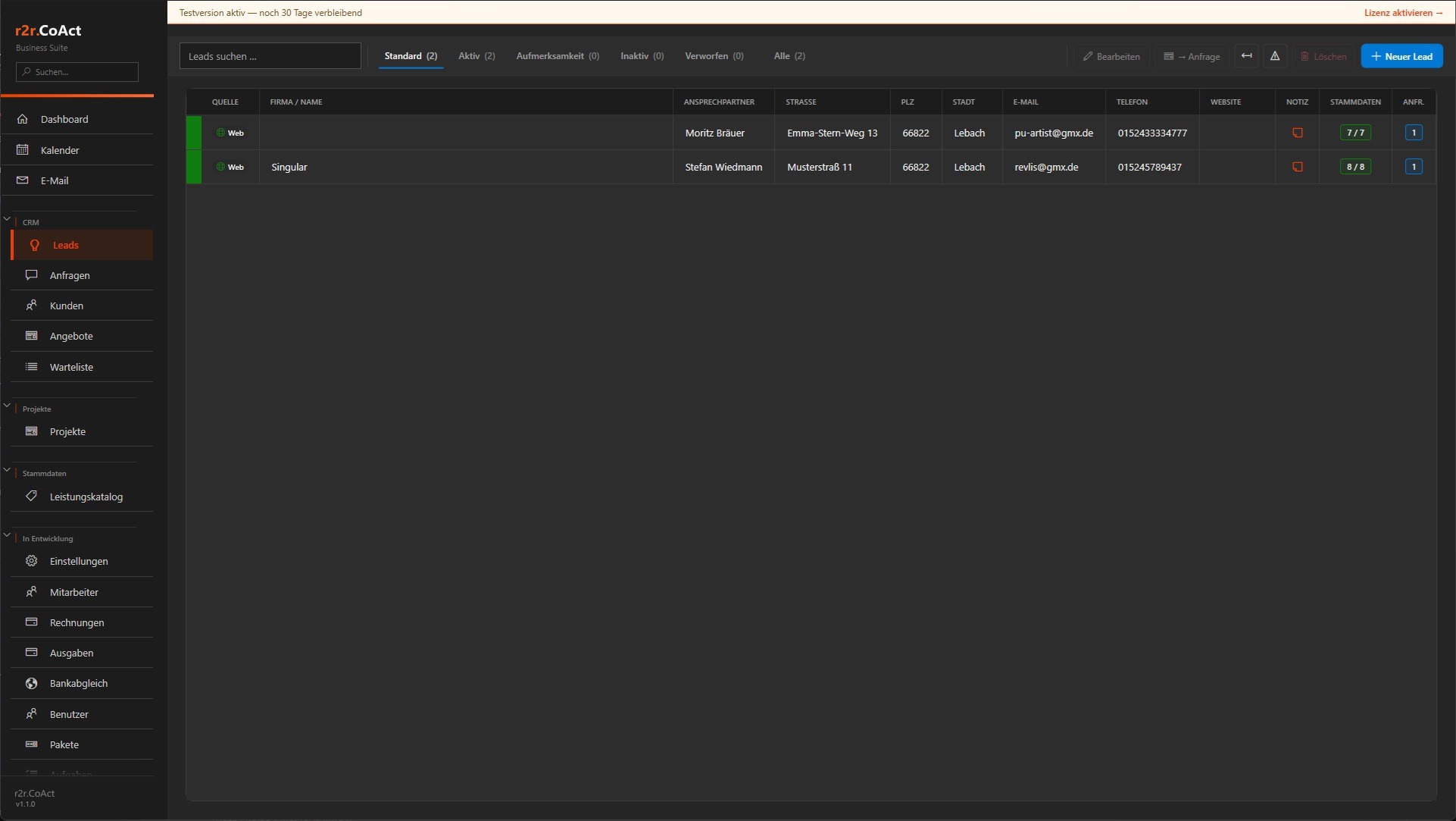 r2r.CoAct — Screenshot 1